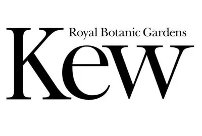 Logo of the Royal Botanic Gardens, Kew.